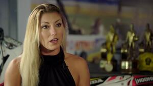 Leah Pritchett on her frustrations with her driving, as part of NHRA's MY Journey series