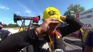 Leah Pritchett wins for the first time in 2019 at the Lucas Oil NHRA Nationals