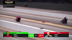 Matt Smith claims 2018 Pro Stock Motorcycle title