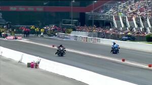 Mickey Thompson Top Fuel Harley elimination highlights from the 2019 NHRA Thunder Valley Nationals