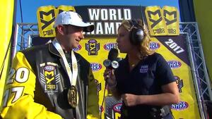 Eddie Krawiec is the 2017 Mello Yello Pro Stock Motorcycle World Champion