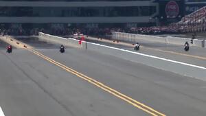 Karen Stoffer takes No. 1 qualifying spot in Pro Stock Motorcycle in Charlotte