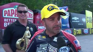Eddie Krawiec races to 45th Pro Stock Motorcycle victory at 2018 NHRA Southern Nationals Powered by Mello Yello in Atlanta
