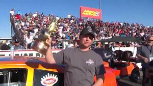 2018 NHRA Arizona Nationals Super Stock winner Justin Lamb