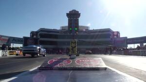 2018 NGK Spark Plugs NHRA Four-Wide Nationals Stock winner Thomas Fletcher