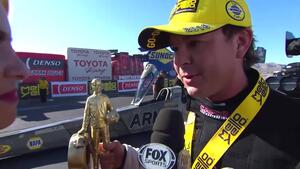 Steve Torrence wins loaded Top Fuel final at 2018 Denso Spark Plugs NHRA Four-Wide Nationals in Las Vegas