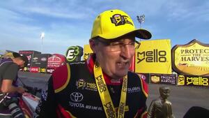 Doug Kalitta takes home the Top Fuel Wally at the 2018 Lucas Oil NHRA Winternationals in Pomona