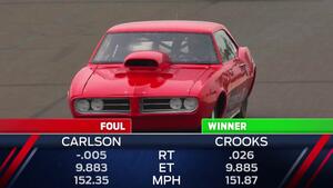 2018 Lucas Oil NHRA Nationals Super Gas winner Jeff Crooks