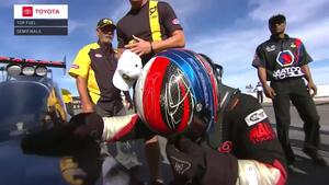 Steve Torrence wins the 2018 Mello Yello NHRA Top Fuel world championship