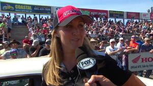 2018 NHRA New England Nationals Stock Eliminator winner Randi Lyn Shipp