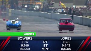 2018 NHRA New England Nationals Super Gas winner Ken Bowers