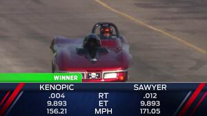 2018 Virginia Nationals Super Gas winner Charlie Kenopic