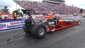 2018 Summit Racing Equipment NHRA Nationals Top Dragster winner John Biagi