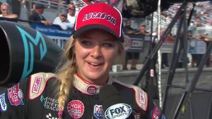 2018 NHRA Carolina Nationals Top Alcohol Dragster winner Megan Meyer