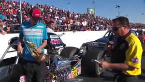 2018 NHRA Arizona Nationals Super Comp winner Trevor Harkema