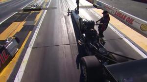 2019 Winternationals Top Alcohol Dragster winner Shawn Cowie