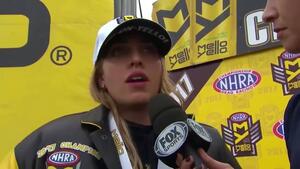 Brittany Force becomes just the second woman to win the NHRA Mello Yello Top Fuel World Championship