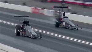 Auto Club NHRA Finals Alcohol Dragster winner Shawn Cowie