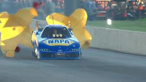 Ron Capps is the No. 1 qualifier in Funny Car Friday at the Summit Racing Equipment NHRA Nationals