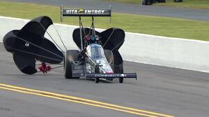 Justin Ashley is the No. 1 qualifier in Top Fuel at the 2022 Betway NHRA Carolina Nationals