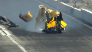 J.R. Todd  rides out blower explosion at 2023 Winternationals