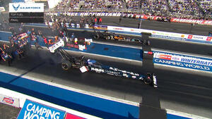 Justin Ashley wins Top Fuel at the 2023 Lucas Oil NRA Winternationals