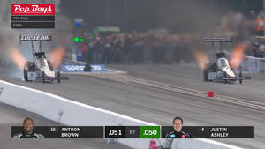 Justin Ashley wins Top Fuel at 2023 NHRA Thunder Valley Nationals