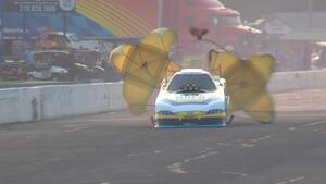 Ron Capps is the No. 1 qualifier in Funny Car on Friday of the 2023 Lucas Oil NHRA Nationals'