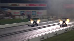 Steve Torrence is the low qualifier in Top Fuel Friday at the 2023 Dodge Power Brokers NHRA U.S. Nationals