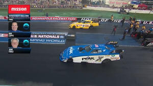 John Force wins Mission #2Fast2Tasty NHRA Challenge Funny Car title at Indy