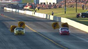 Erica Enders is the No. 1 qualifier in Pro Stock on Friday at the Pep Boys NHRA Nationals