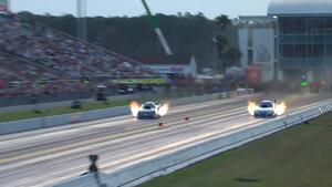 Austin Prock is the low qualifier in Finnu Car on Friday at the Amalie Motor Oil NHRA Gatornationals