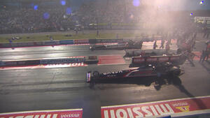 Shawn Langdon is the No. 1 qualifier in Top Fuel at the Amalie Motor Oil Gatornationals