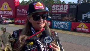 Erica Enders wins Pro Stock at the 2024 Amalie Motor Oil NHRA Gatornationals
