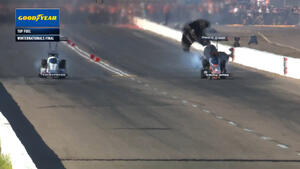 Justin Ashley wins rain-delayed Winternationals Top Fuel final at 2024 NHRA Arizona Nationals